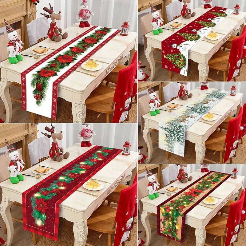 Bieżnik Świąteczny „Wesołych Świąt” na Stół – Elegancka Dekoracja